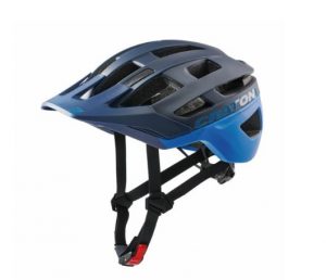 Cratoni Allrace Fahrradhelm Blau Matt