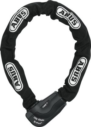 ABUS GRANIT™ CityChain XPlus™ 1060/85 black gl. OneKey