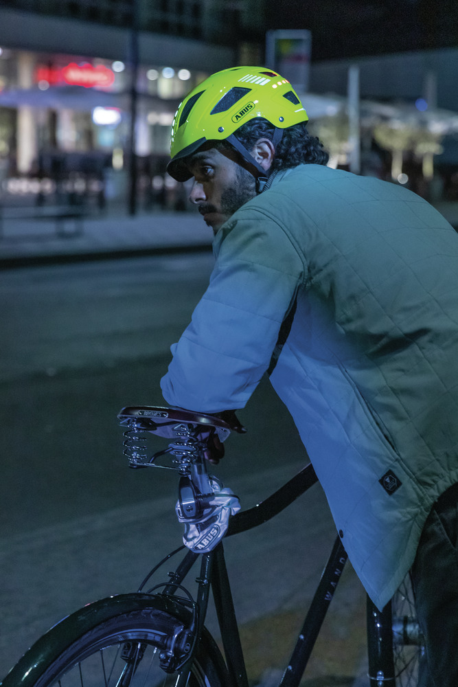 ABUS Hyban 2.0 LED signal glacier shiny – Bild 8