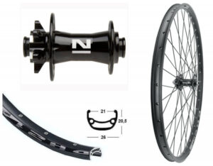 MTB Laufrad & Trekking & City Laufrad BW 28''VR NOVATEC D791-SB