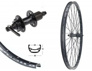 MTB Laufrad & Trekking & City Laufrad BW 28”HR Deore XT M756 8/9/10 fach + 11 fach