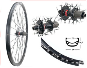 MTB Laufrad & Trekking & City Laufrad BW 28”HR NOVATEC D982T-SB 8/9/10 fach + 11 fach