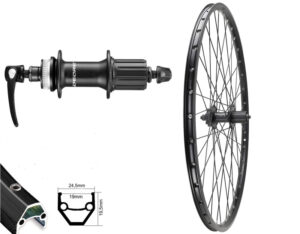 MTB Laufrad & Trekking & City Laufrad BW 28”HR Deore M5100 8/9/10 fach + 11 fach