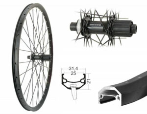 MTB Laufrad & Trekking & City Laufrad BW 28”HR TC500B 8/9/10 fach + 11 fach