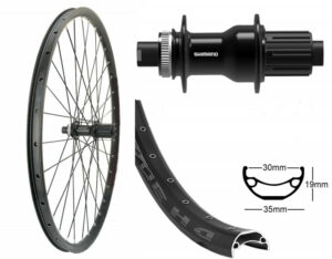 MTB Laufrad & Trekking & City Laufrad BW 28”HR TC500 8/9/10 fach + 11 fach