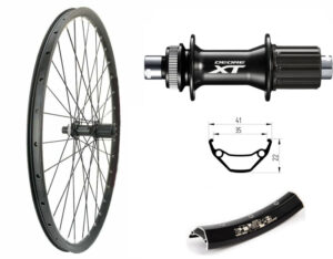 MTB Laufrad & Trekking & City Laufrad BW 28”HR Deore XT M8010 8/9/10 fach + 11 fach