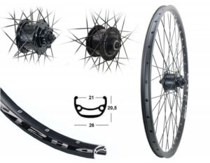 MTB Laufrad & Trekking & City Laufrad BW 26''VR Dingo BDCP 3/1 Nabendynamo