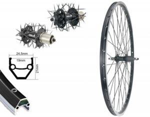 MTB Laufrad & Trekking & City Laufrad BW 26''HR Dingo MT-601 8/9/10 fach + 11 fach