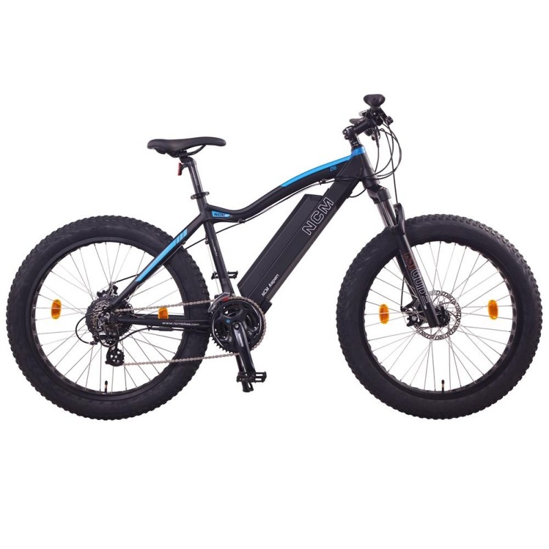 E-Bike MTB NCM Aspen Das-Kit 624 Wh 3 x 7-Gang 26 Zoll