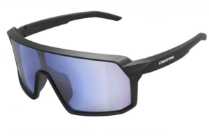 Cratoni Sonnenbrille Skyvision photochro sw matt , Glas klar, blau verspiegelt